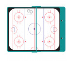 Teal Hockey Clipboard